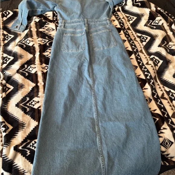 Universal Thread Blue Denim Shirt Dress - Picture 5 of 5